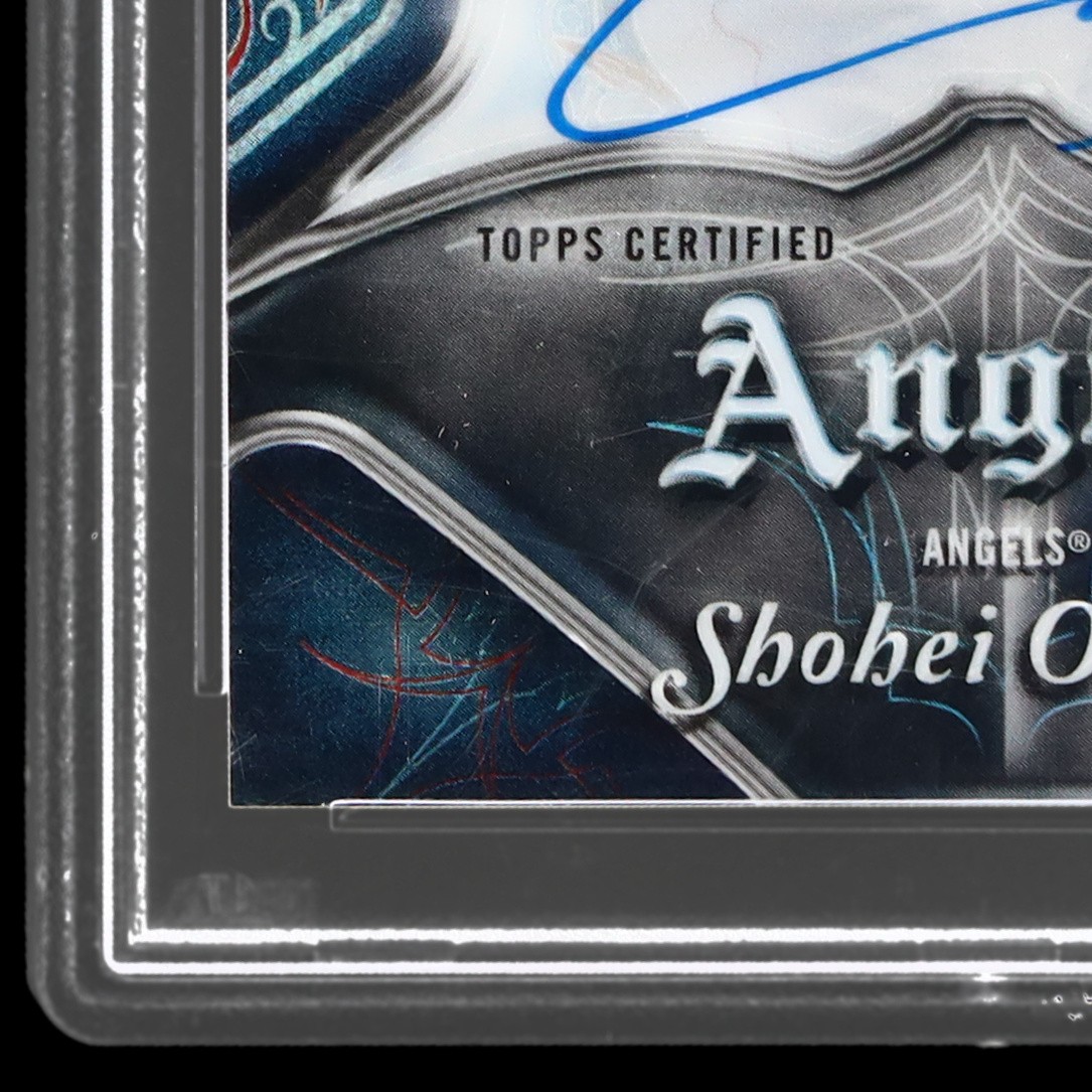 2022 Topps Chrome Shohei Ohtani #PA-SO PSA 10 Club Plaques Autograph 32/99 AUTO view 6