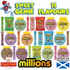 Millions - Chewy Sweets - Ideal for Party Cones & Pick and Mix - 11 Flavours