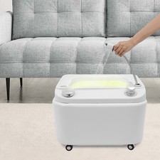 Portable Foot Spa Tub Foot Bath with LED Light 7 Color Acrylic Massage Foot Bath