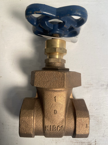 1" NIBCO T-136 Brass Gate Valve Threaded
