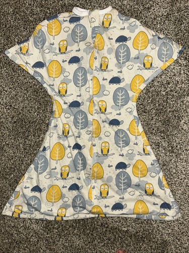 Sleeping Baby Zipadee-Zip Owl Turtle Cotton Sleep Sack Small 4M-8M