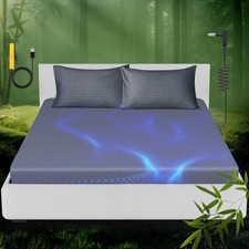 Grounding Sheet, Genuine 100 Organic Viscose Derived from Bamboo, Fitted She...