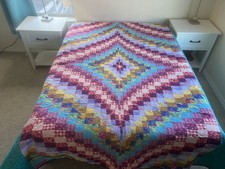 Bargello Around the World ATW Quilt in Queen Size