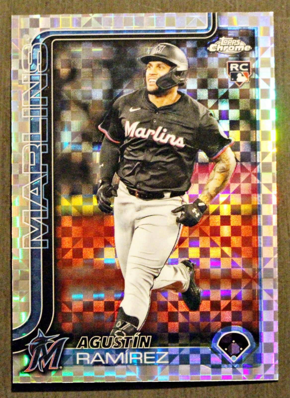 2025 TOPPS UPDATE CHROME AGUSTIN RAMIREZ XFRACTOR RC USC200 MARLINS