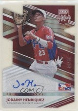 2020 Panini Elite Extra Edition 24/37 Jodainy Henriquez #189 Auto 7m3