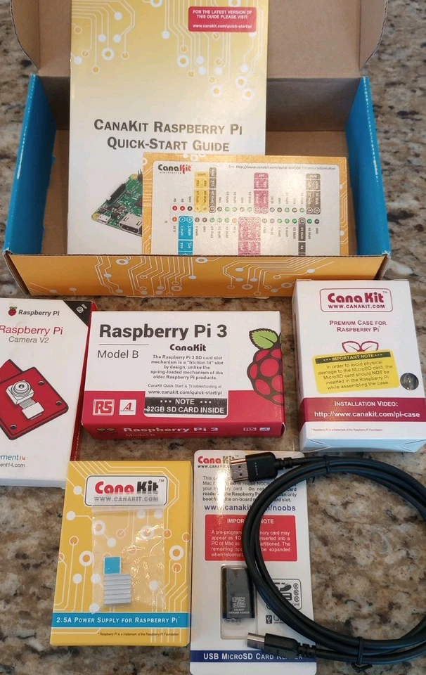 CanaKit Raspberry Pi 3 Complete Starter Kit 32GB, Black Case - Image 2 of 4