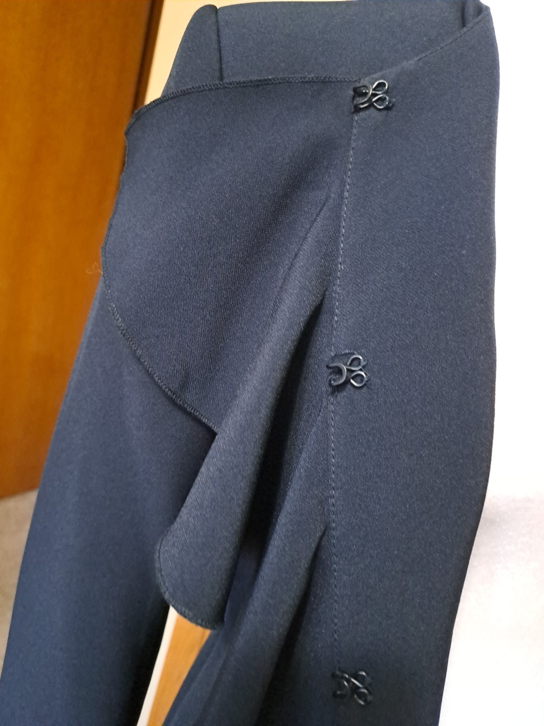 Zara Basic Women's Navy Lined Long Jacket Blazer … - image 4