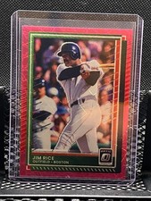 Jim Rice 2025 Donruss Optic Pink Velocity  #22/79 - Red Sox