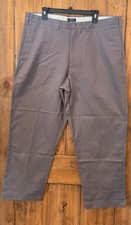 Lands' End Chino Pants Mens 40 Brown Straight Leg Traditional Fit Formal Outdoor