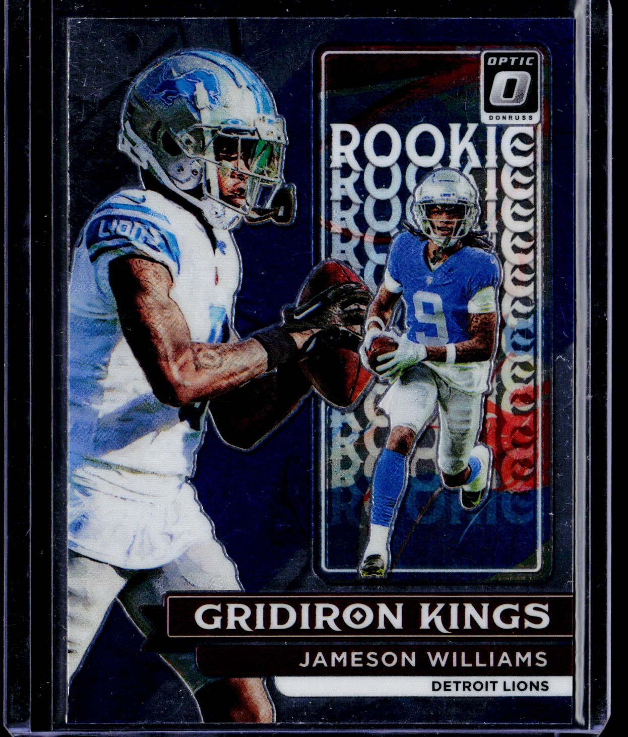 2022 Donruss Optic #RGK-7 Jameson Williams Rookie Gridiron Kings