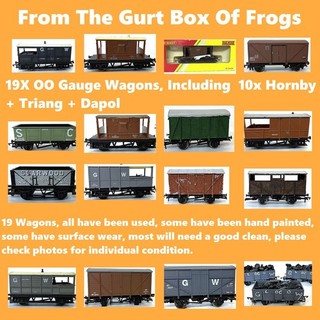 19X OO Gauge Wagon Including 10x Hornby Triang Dapol