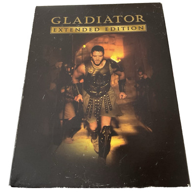 Gladiator 3 Disc DVD Extended Edition Masterpiece Ridley Scott Tested Works