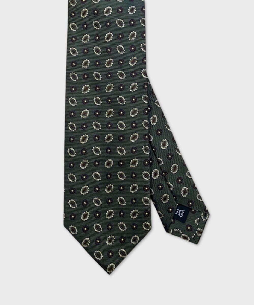 Аркури краватта тре пьеге в Сете, фантазия фиори верде I24017.5