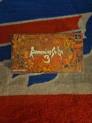 Japanese ROMANCING SAGA III 3 Super Famicom Nintendo Japan New Never Opened 