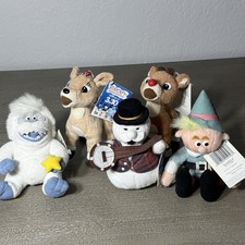 Prestige Rudolph Red Nosed Reindeer and the Island of Misfit Toys Plush LOT OF 5