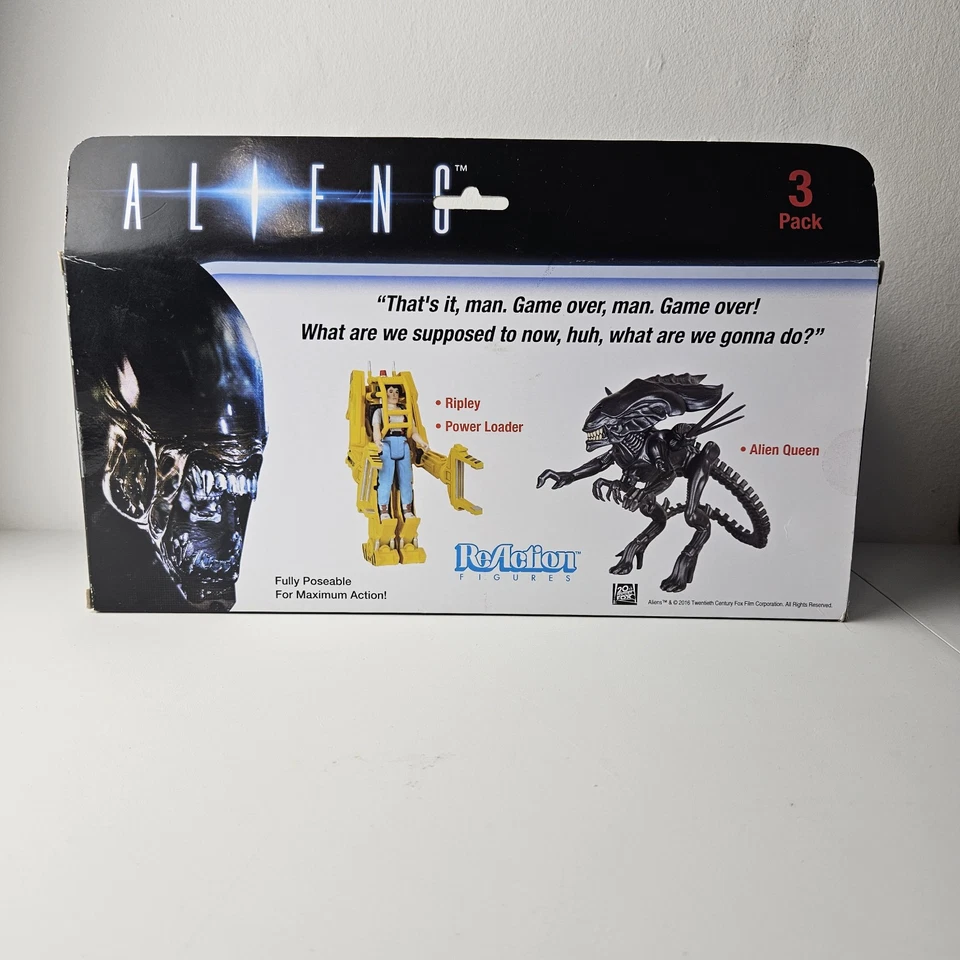 Aliens ReAction Action figure 3-pack Ripley, Power Loader, Alien Queen - Image 3 of 4