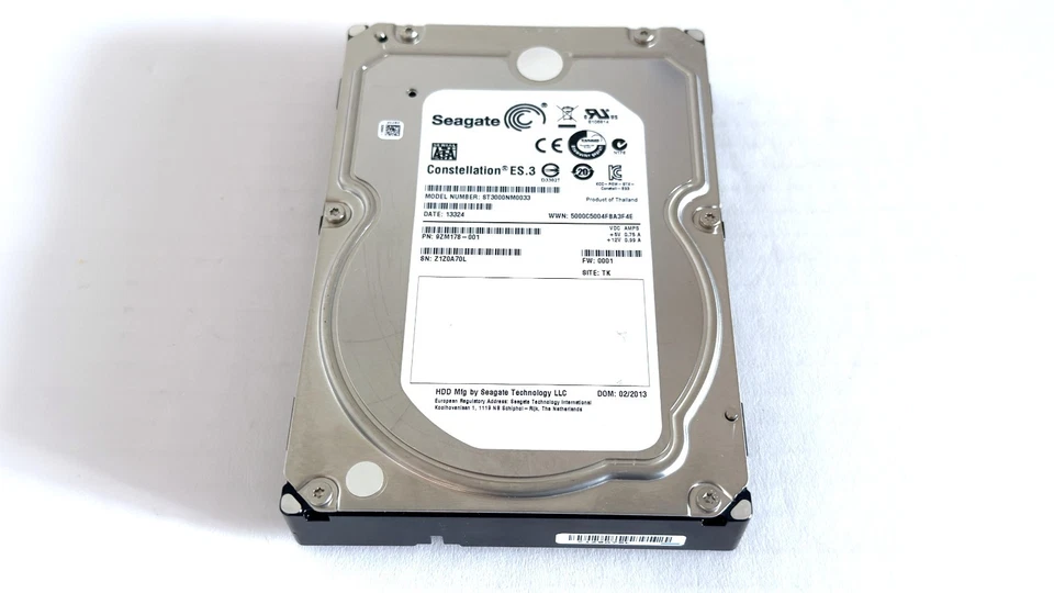 Seagate 3TB Constellation 3.5" ST3000NM0033 SATA HDD. 7200rpm. OPEN BOX - Image 3 of 4