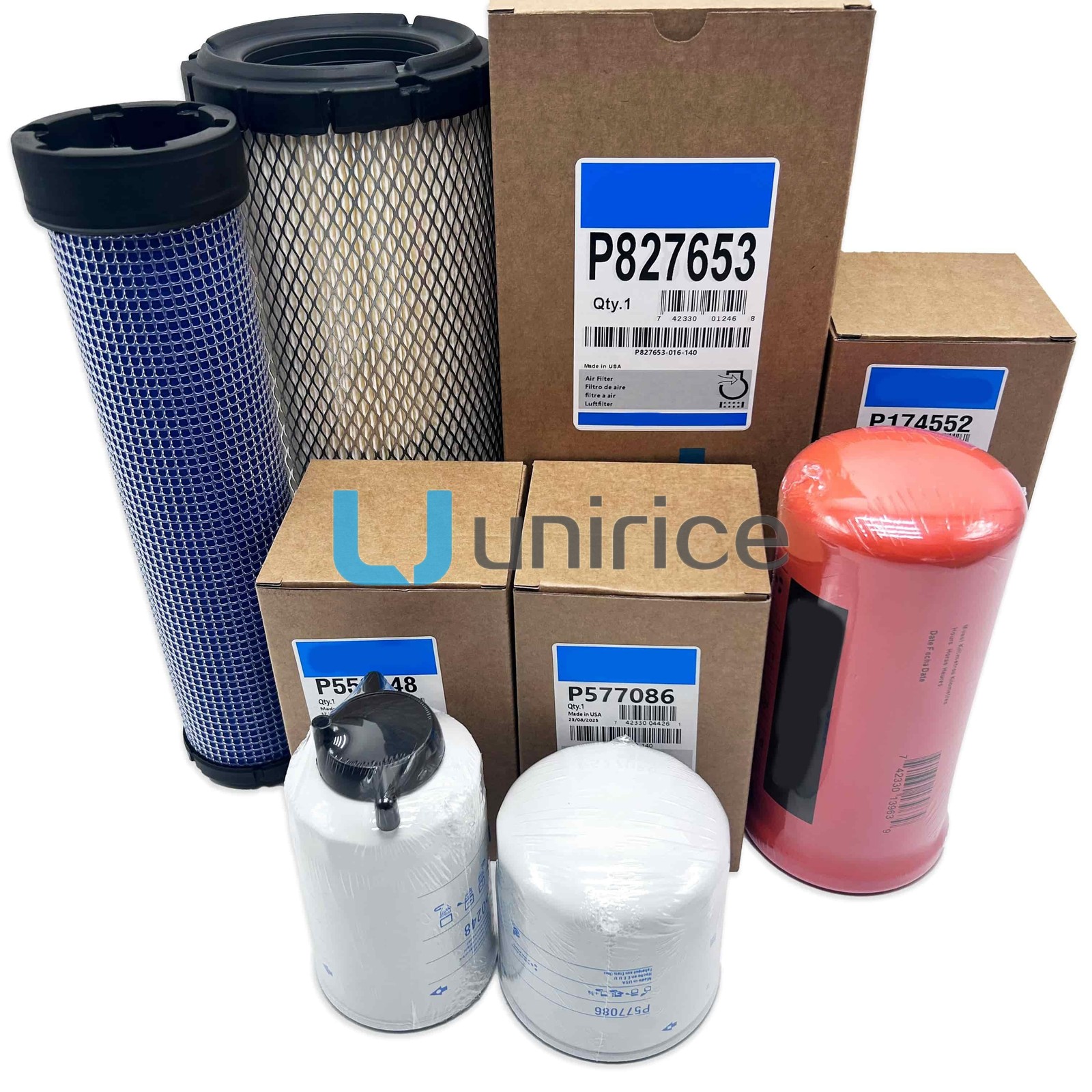 For New Holland L180 L185 LS180.B LS185.B LT185.B (Engine Iveco) Filter Kit