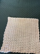 Pink Baby Blanket Handmade 28 X28