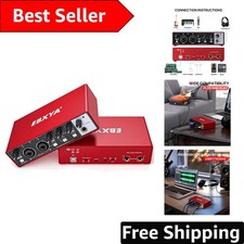 Compact USB Audio Interface - 48V Phantom Power Multiple Compatibility Options