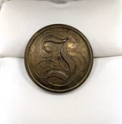 CIVIL WAR CONFEDERATE INFANTRY "I" BUTTON HALFMANN & TAYLOR