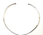 925 sterling silver solid collar choaker necklace 19" 2mm 12.5g vintage antique