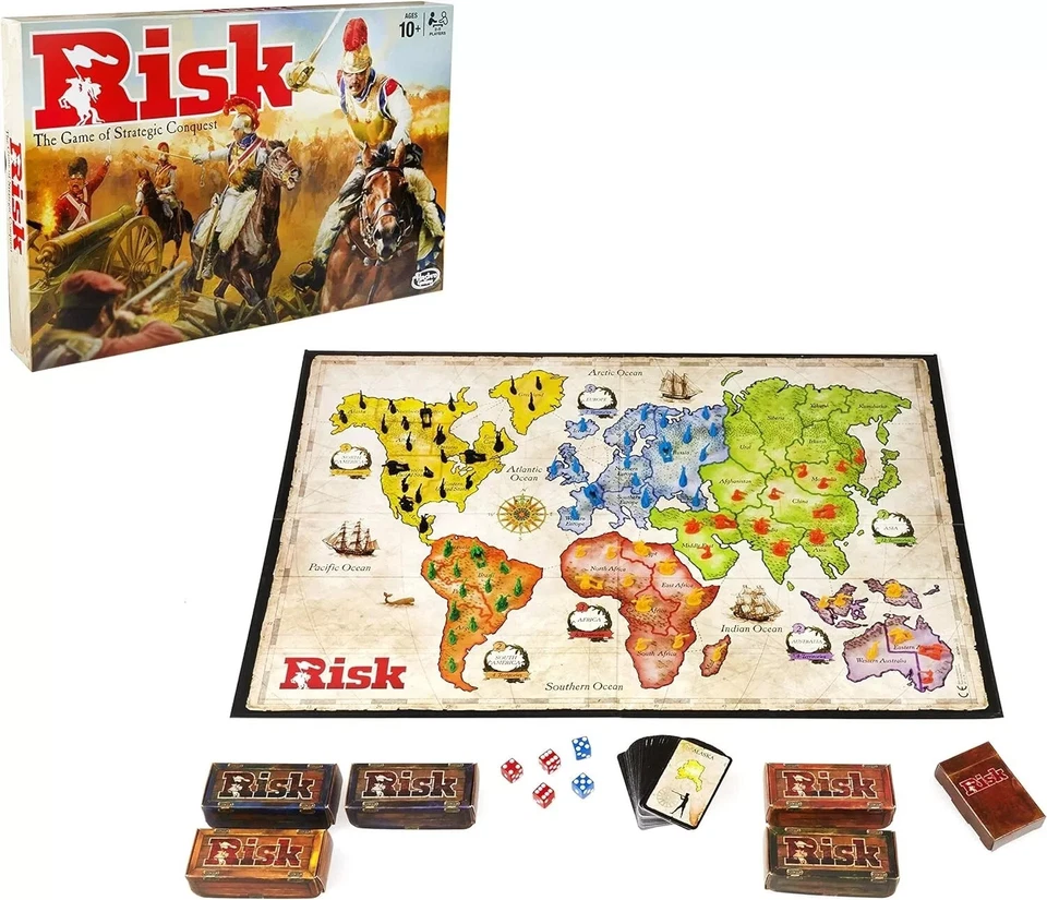 RISK The Game Of Strategic Conquest Board Game Hasbro/2015 - New/Sealed - Image 2 of 4