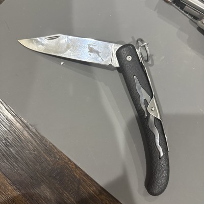 Cold Steel Kudu Pocket Knife Zytel Handle Plain 5Cr15MoV Clip Point Blade 20KK