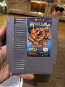 Tecmo World Wrestling (Nintendo NES 1990) probado aut&eacute;ntico OEM funda