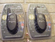 2 MIDLAND WALKIE TALKIES 2 WAY RADIOS 3 Mile Range