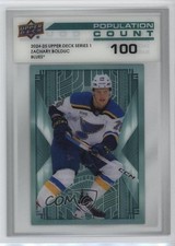 2024-25 Upper Deck Series 1 Population Count 100 /100 Zachary Bolduc #PC-9 qe7