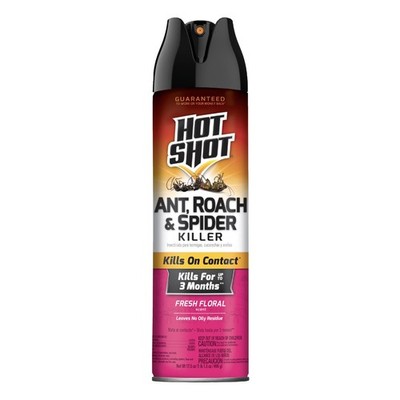 Hot Shot Ant, Roach And Spider Killer, 17.5 Ounces, Fresh Floral 1 Pack