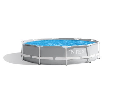 Intex 10ft x 30in Prism Frame Above Ground Swimming Pool Pump Not Included
