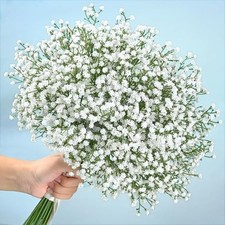 18X Baby Breath Artificial Flowers Gypsophila Faux White Flowers Outdooor Party
