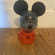 Disney Hasbro Mickey Mouse Gumball Machine 1968 Made in USA Walt Disney