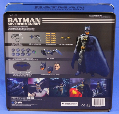 MEZCO TOYS ONE:12 DC BATMAN SOVEREIGN KNIGHT PX PREVIEWS EXCLUSIVE