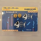 Bandai Fishbone trading card Topsun Super Mario World Nintendo Vintage NES Near