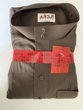 Size 62 XXL -Men Qatari Moroccan winter Daffah Thobe Flat Long Sleeve