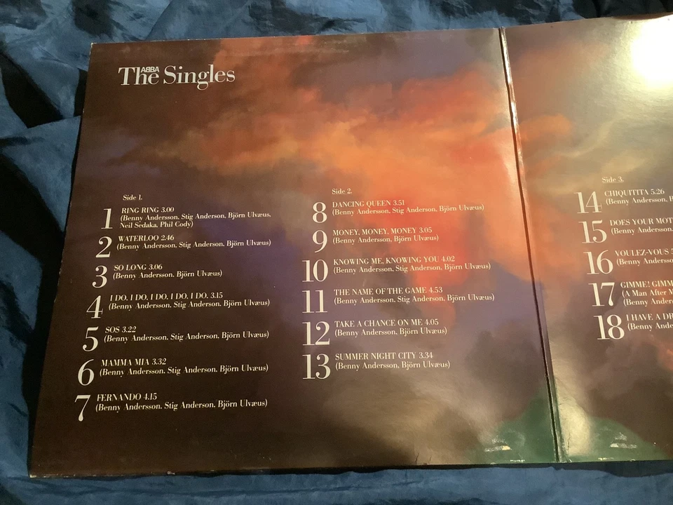 ABBA The Singles - The First Ten Years 2LP vinyl 1982 EPIC ABBA 10 - Image 3 of 4
