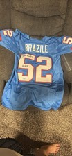 Robert Brazile #52 Signed Auto Jersey Houston Oilers HOF 18 With COA Sticker