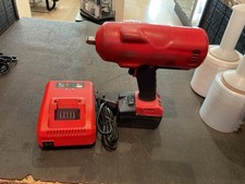 Snap On 18v Impact Wrench Gun 12 Red Battery Charger Boot Ct9075