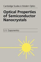 S. V. Gaponenko | Optical Properties Of Semiconductor Nanocrystals | Buch (2003)