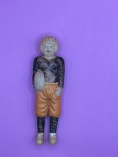 1940-50s Vtg Japan Celluloid Football Player Male Caucasian Black Orginal