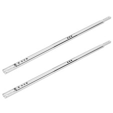 .2Pcs Set Cold&8209;Roll Steel Sheet Ball Bearing Drawer Slide Rail Cabinet