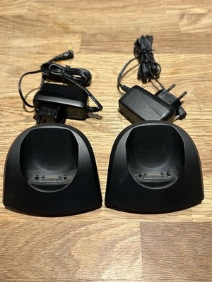 2 x Ascom D63 / D43 Ladeschalen im Set DC3-UAAA/1B für DECT Mobilteile 