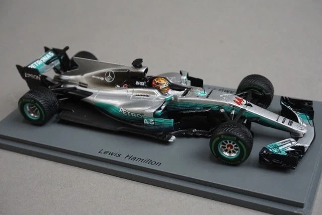 1:43 Spark S5030 Mercedes AMG F1 W08 Chinese Grand Prix 2017 #44 L. Hamilton - Image 3 of 4