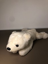 Ty Beanie Babies - CHILLY BEANIE original BUDDY polar bear soft toy / plush 1998