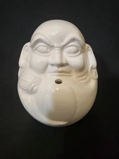 Vintage Good Luck Buddah Daruma Head Benihana Tokyo Tiki Mug Planter Japan B19