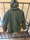 WARE WASH NFL Green Bay Packers NFL Reversible Hooded Jacket VINTAGE Size L — photo 5