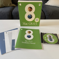 Apple Mac OS 8.5 1998 Operating System CD-ROM w/ Retail Box